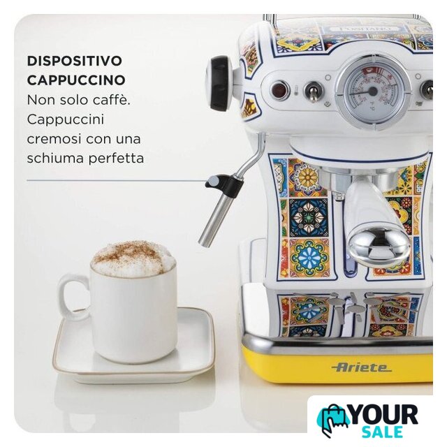 Рожковая кофеварка Ariete Capri 1389/1P - Изображение №7 — Интернет-магазин Your Sale