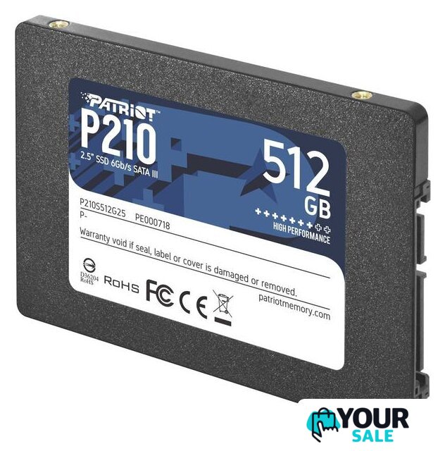SSD Patriot P210 512GB P210S512G25 - Изображение №2 — Интернет-магазин Your Sale