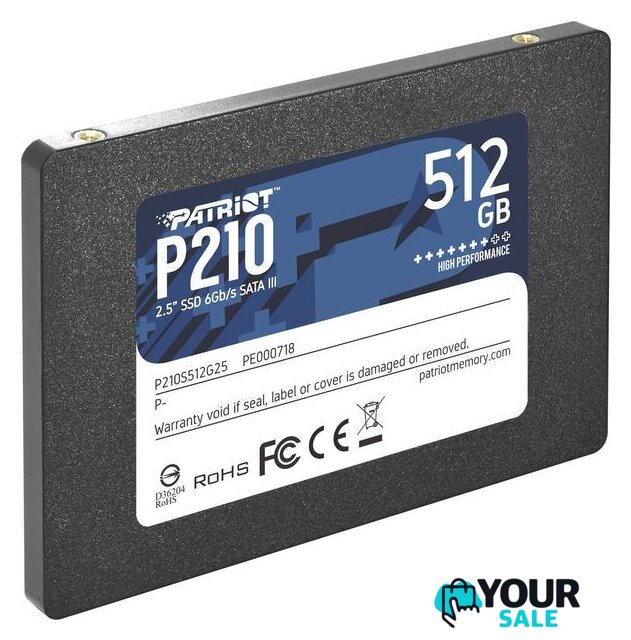 SSD Patriot P210 512GB P210S512G25 - Изображение №3 — Интернет-магазин Your Sale
