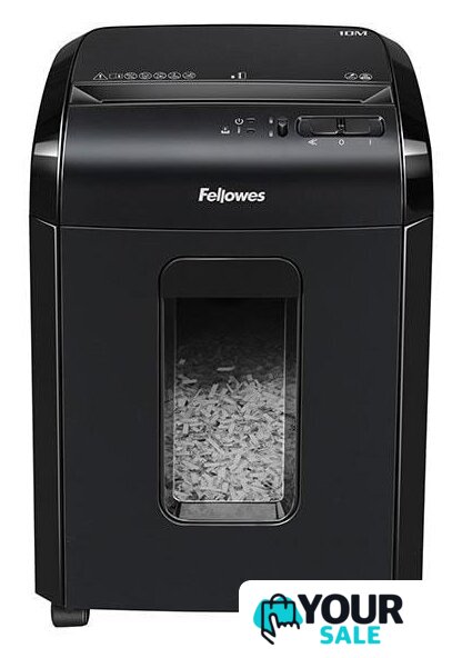 Шредер Fellowes Powershred 10M (черный) - Изображение №1 — Интернет-магазин Your Sale