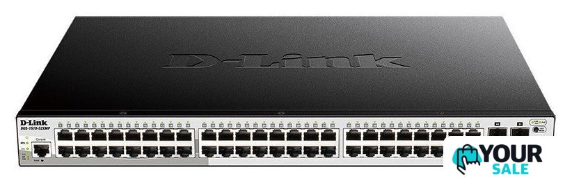 Управляемый коммутатор уровня 2+ D-Link DGS-1510-52XMP/A2A - Изображение №1 — Интернет-магазин Your Sale