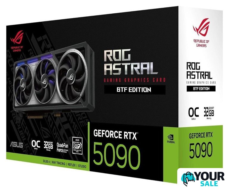 Видеокарта ASUS ROG Astral GeForce RTX 5090 32GB GDDR7 BTF OC Edition ROG-ASTRAL-RTX5090-O32G-BTF-GAMING - Изображение №7 — Интернет-магазин Your Sale