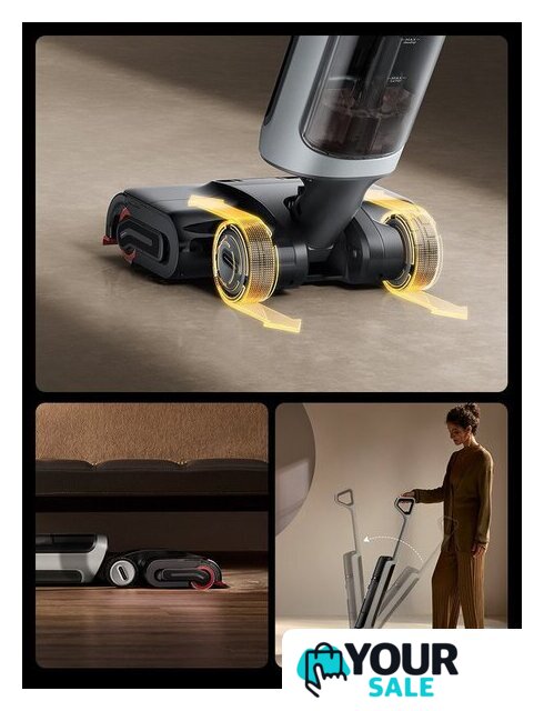 Вертикальный моющий пылесос Dreame H15 Pro Heat wet and dry Vacuum Cleaner (евровилка) - Изображение №18 — Интернет-магазин Your Sale