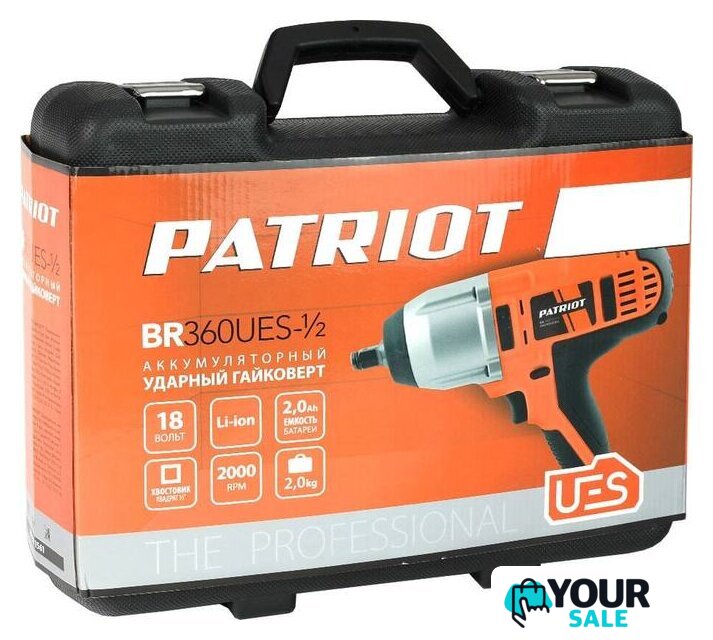 Гайковерт Patriot BR 360UES-1/2 180301561 (с 2-мя АКБ, кейс) - Изображение №13 — Интернет-магазин Your Sale