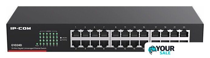 Неуправляемый коммутатор IP-COM G1024D v9.0 - Изображение №1 — Интернет-магазин Your Sale