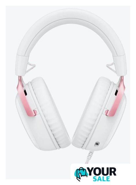 Наушники HyperX Cloud III (белый/розовый) - Изображение №3 — Интернет-магазин Your Sale