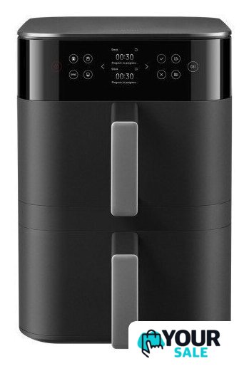 Аэрогриль (аэрофритюрница) Xiaomi Smart Double Stack Air Fryer 12L MAF-DS1201 (евровилка, черный) - Изображение №1 — Интернет-магазин Your Sale