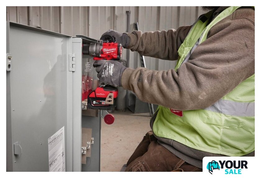 Ударная дрель-шуруповерт Milwaukee M18 ONEPD3-502X 4933492801 (с 2-мя АКБ, кейс) - Изображение №8 — Интернет-магазин Your Sale