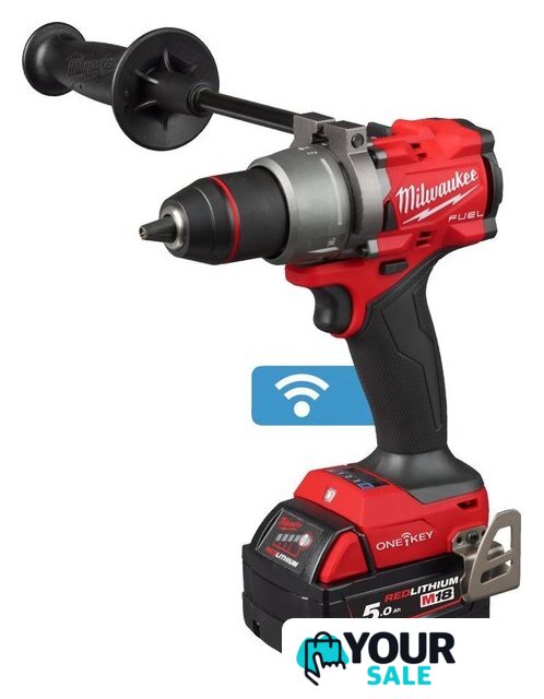 Ударная дрель-шуруповерт Milwaukee M18 ONEPD3-502X 4933492801 (с 2-мя АКБ, кейс) - Изображение №2 — Интернет-магазин Your Sale
