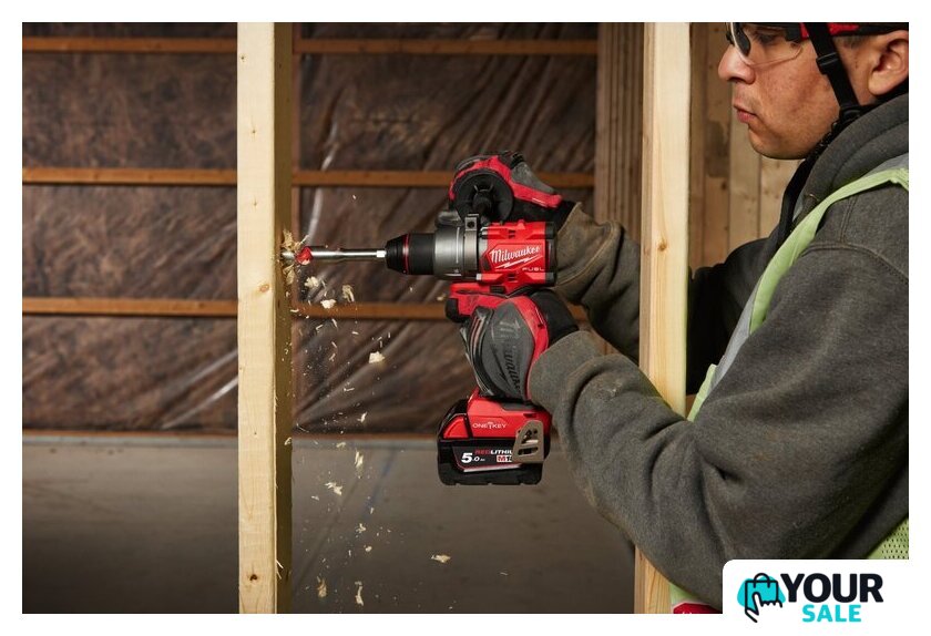 Ударная дрель-шуруповерт Milwaukee M18 ONEPD3-502X 4933492801 (с 2-мя АКБ, кейс) - Изображение №9 — Интернет-магазин Your Sale