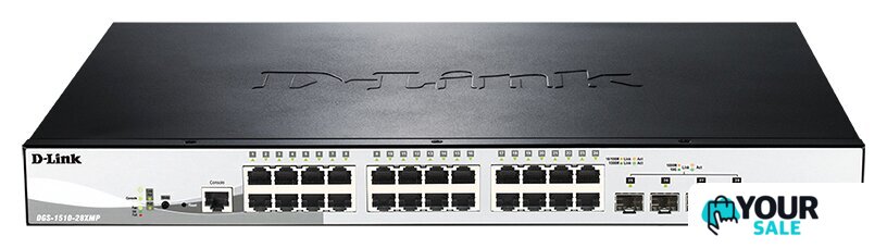 Управляемый коммутатор уровня 2+ D-Link DGS-1510-28XMP/A1A - Изображение №1 — Интернет-магазин Your Sale