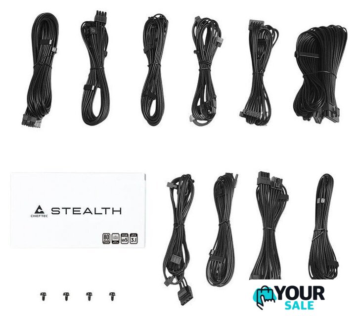 Блок питания Chieftec Stealth SPX-1000-FC - Изображение №3 — Интернет-магазин Your Sale