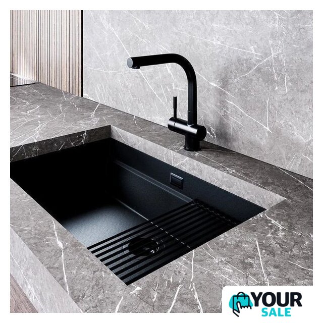 Кухонная мойка Globalo Miralio 80.1 Black/BL Mat - Изображение №10 — Интернет-магазин Your Sale