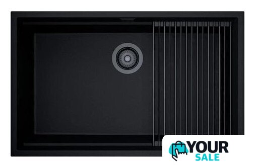 Кухонная мойка Globalo Miralio 80.1 Black/BL Mat - Изображение №3 — Интернет-магазин Your Sale