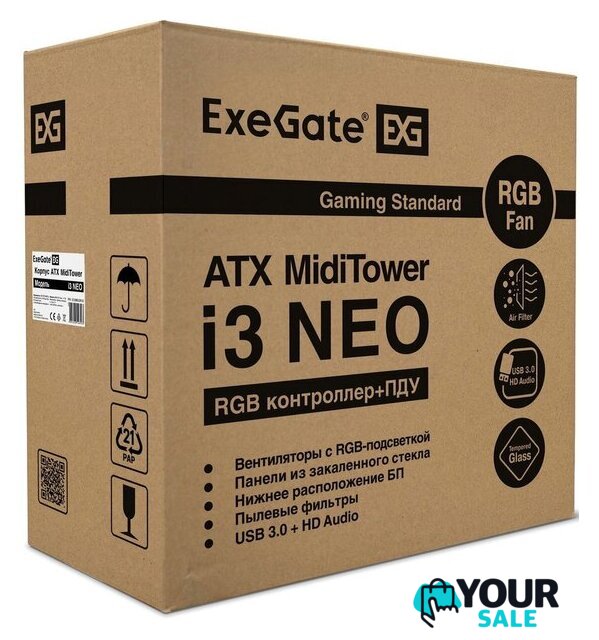Корпус ExeGate i3 Neo EX289023RUS - Изображение №9 — Интернет-магазин Your Sale