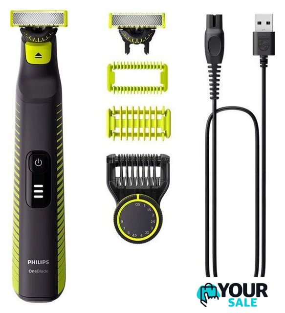 Триммер для бороды и усов Philips OneBlade Pro 360 Face and Body QP6507/23 - Изображение №1 — Интернет-магазин Your Sale