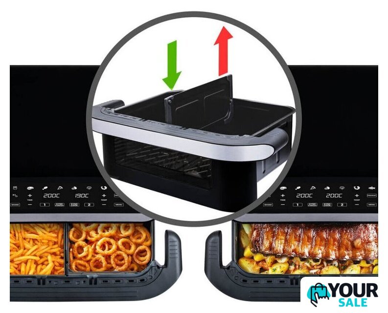 Аэрогриль (аэрофритюрница) Tesla Electronics AirCook FlexiZone Q570 XXL - Изображение №10 — Интернет-магазин Your Sale