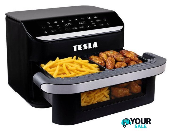 Аэрогриль (аэрофритюрница) Tesla Electronics AirCook FlexiZone Q570 XXL - Изображение №2 — Интернет-магазин Your Sale