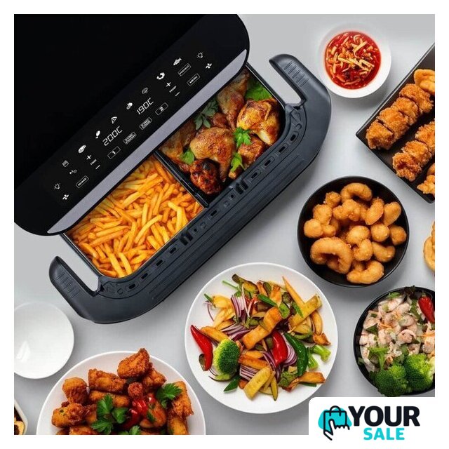 Аэрогриль (аэрофритюрница) Tesla Electronics AirCook FlexiZone Q570 XXL - Изображение №11 — Интернет-магазин Your Sale