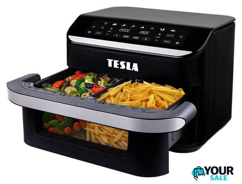 Аэрогриль (аэрофритюрница) Tesla Electronics AirCook FlexiZone Q570 XXL - Изображение №6 — Интернет-магазин Your Sale