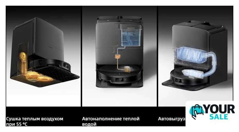 Робот-пылесос Roborock Saros 20 S2052-02 (черный) - Изображение №7 — Интернет-магазин Your Sale