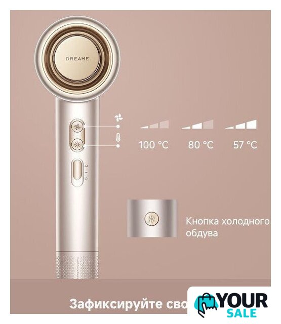 Фен Dreame Hairdryer Gusto AHG40A (розовый) - Изображение №9 — Интернет-магазин Your Sale