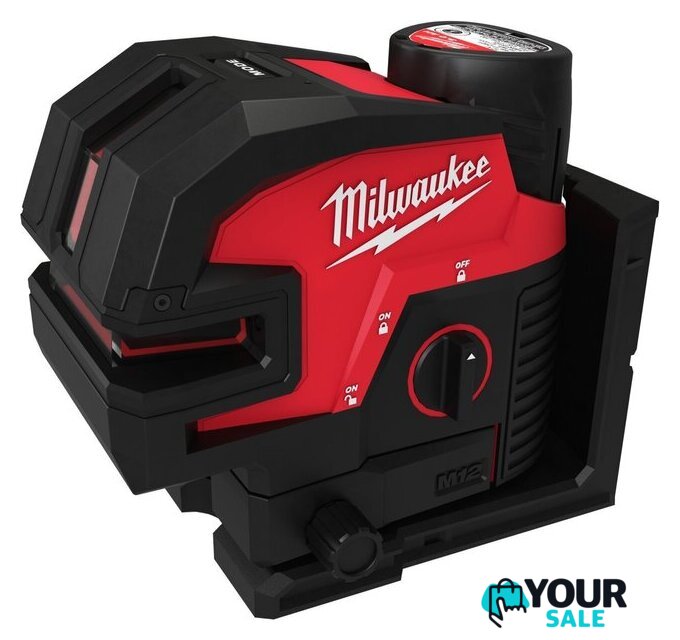 Лазерный нивелир Milwaukee M12 CLL4P-301C 4933479203 (с 1-им АКБ, кейс) - Изображение №2 — Интернет-магазин Your Sale