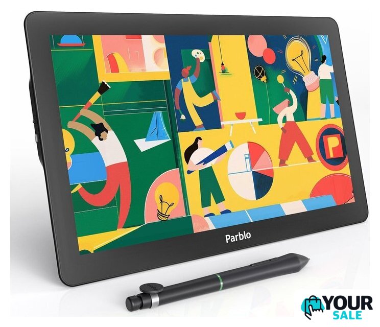 Графический монитор Parblo Coast 16 Pro Gen2 (черный) - Изображение №2 — Интернет-магазин Your Sale
