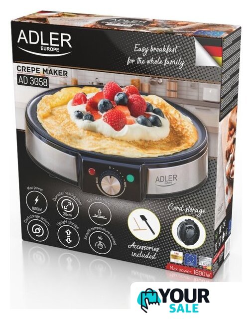 Блинница Adler AD 3058 - Изображение №12 — Интернет-магазин Your Sale
