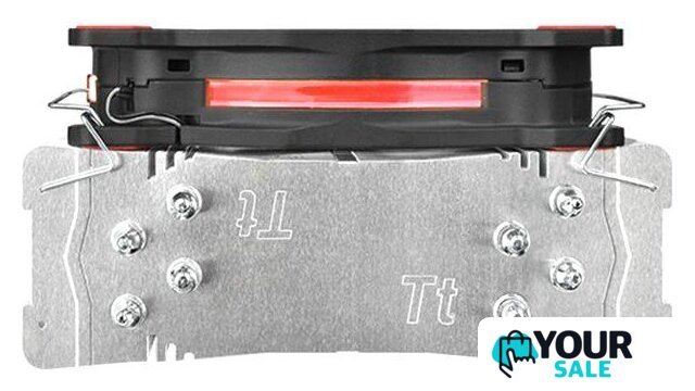 Кулер для процессора Thermaltake Riing Silent 12 (красный) [CL-P022-AL12RE-A] - Изображение №4 — Интернет-магазин Your Sale