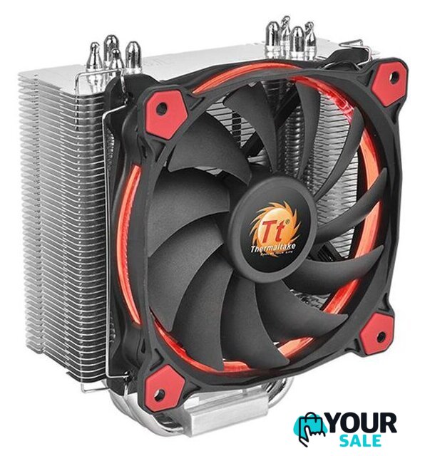 Кулер для процессора Thermaltake Riing Silent 12 (красный) [CL-P022-AL12RE-A] - Изображение №2 — Интернет-магазин Your Sale