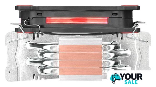 Кулер для процессора Thermaltake Riing Silent 12 (красный) [CL-P022-AL12RE-A] - Изображение №3 — Интернет-магазин Your Sale