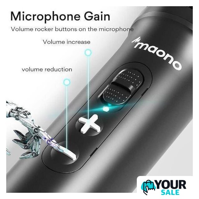 Проводной микрофон Maono AU-HD300S - Изображение №2 — Интернет-магазин Your Sale