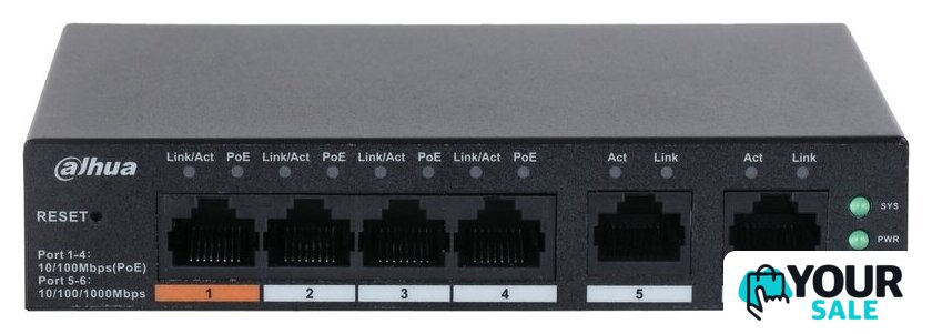 Настраиваемый коммутатор Dahua CS4006-4ET-60 - Изображение №2 — Интернет-магазин Your Sale
