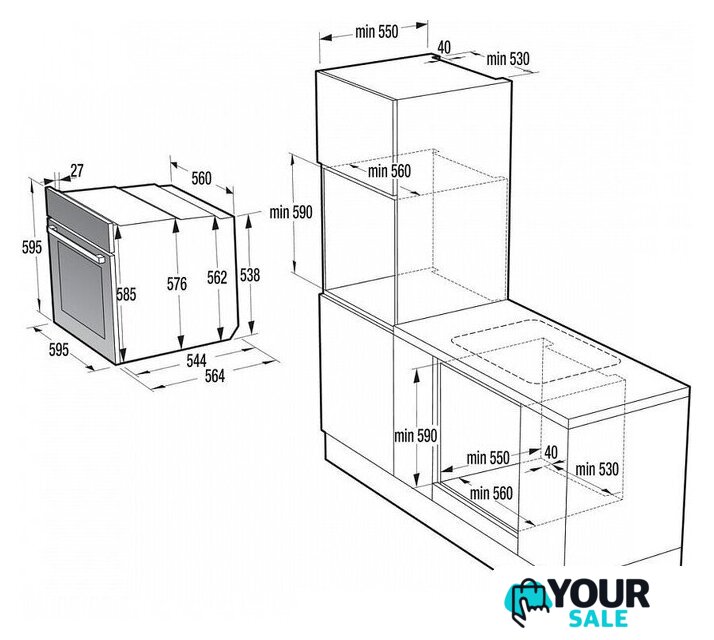 Электрический духовой шкаф Gorenje BP6138B - Изображение №6 — Интернет-магазин Your Sale