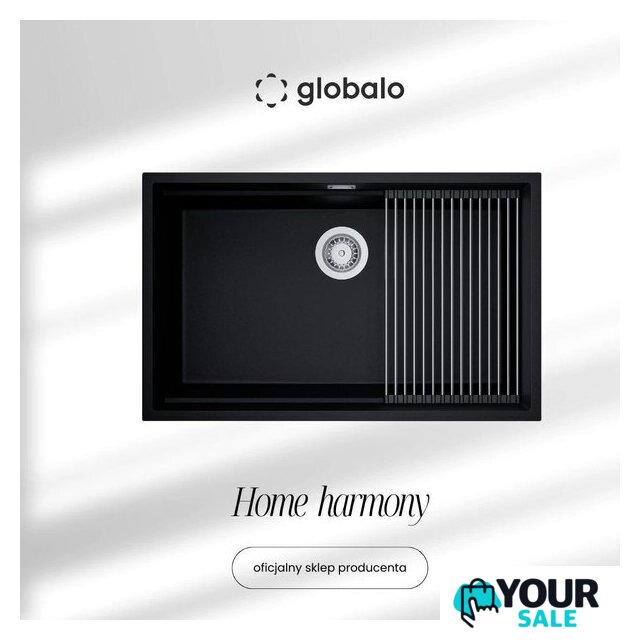 Кухонная мойка Globalo Miralio 80.1 Black/IX - Изображение №1 — Интернет-магазин Your Sale