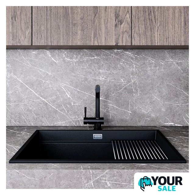 Кухонная мойка Globalo Miralio 80.1 Black/IX - Изображение №8 — Интернет-магазин Your Sale