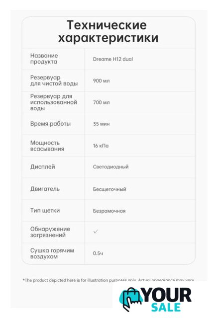 Пылесос Dreame H12 Dual (международная версия) - Изображение №35 — Интернет-магазин Your Sale