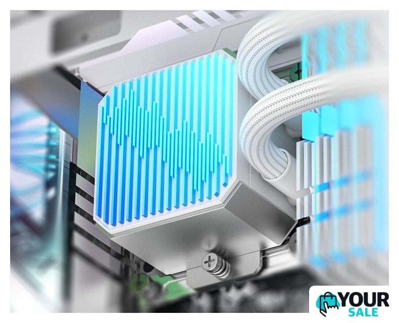 Система жидкостного охлаждения для процессора ID-Cooling DX240 Max White - Изображение №9 — Интернет-магазин Your Sale