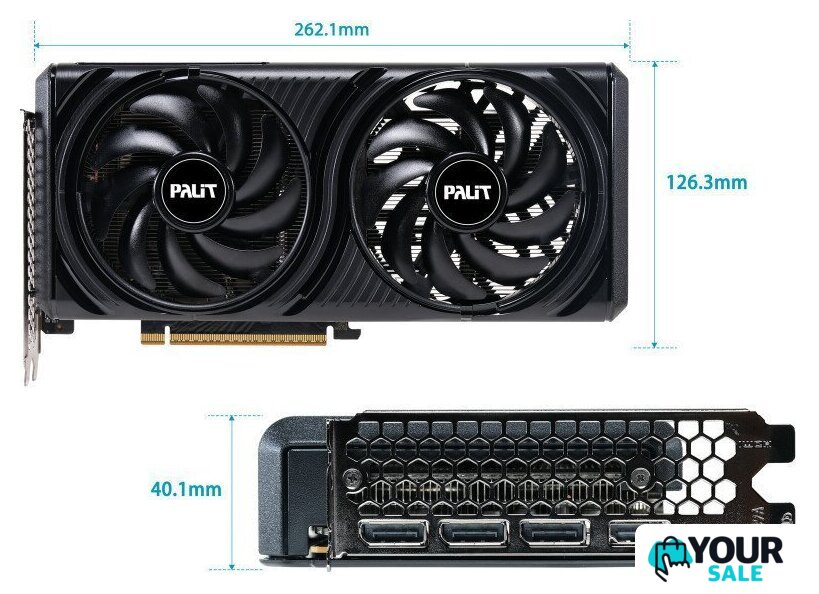 Видеокарта Palit GeForce RTX 5060 Infinity 2 OC NE75060V19P1-GB2063L - Изображение №9 — Интернет-магазин Your Sale