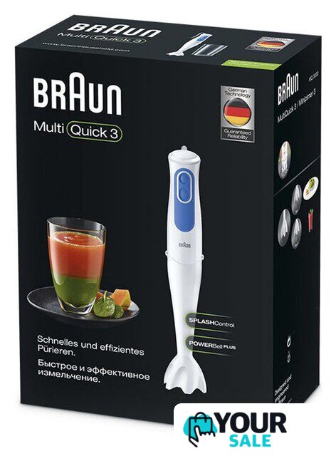 Погружной блендер Braun MQ 3000 WH Smoothie - Изображение №4 — Интернет-магазин Your Sale