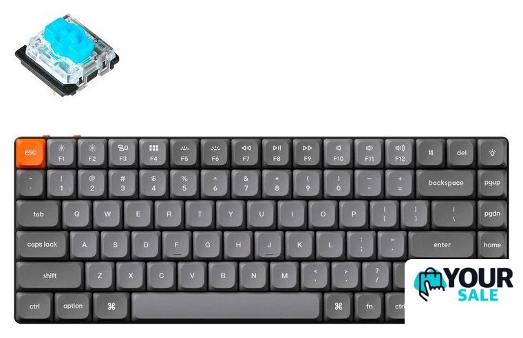 Клавиатура Keychron K3 Max RGB K3M-H2-RU (Gateron Low Profile Blue) - Изображение №1 — Интернет-магазин Your Sale