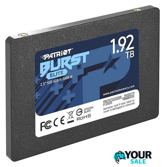 SSD Patriot Burst Elite 1.92TB PBE192TS25SSDR - Изображение №2 — Интернет-магазин Your Sale