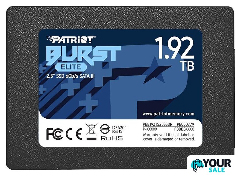 SSD Patriot Burst Elite 1.92TB PBE192TS25SSDR - Изображение №1 — Интернет-магазин Your Sale