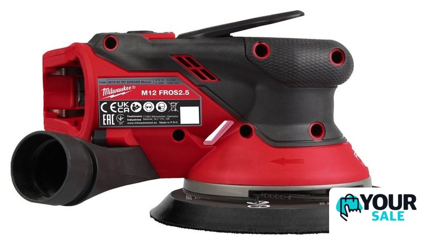Эксцентриковая шлифмашина Milwaukee M12FROS2.5-502X 4933493648 (с 2-мя АКБ, кейс) - Изображение №9 — Интернет-магазин Your Sale