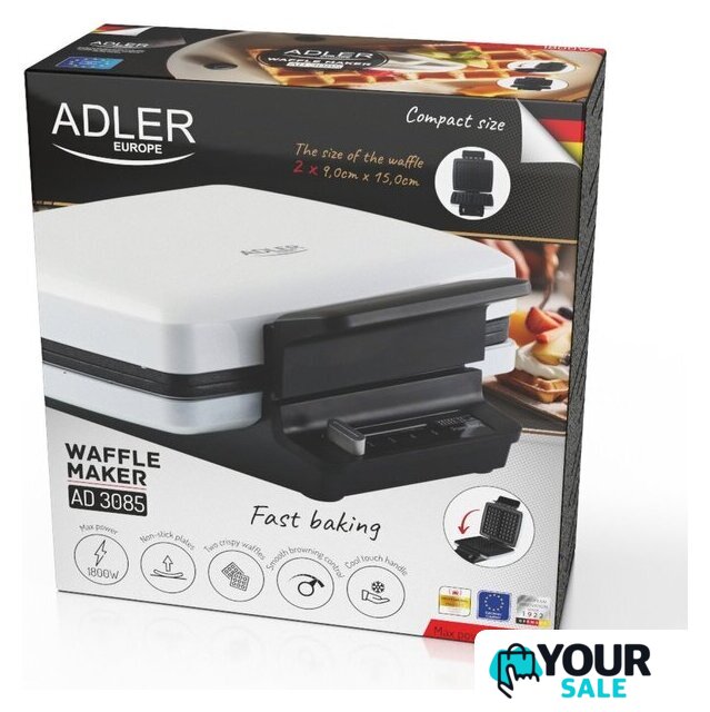 Вафельница Adler AD 3085 - Изображение №14 — Интернет-магазин Your Sale