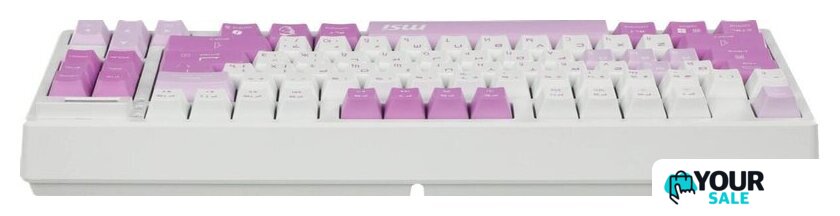 Клавиатура MSI Forge GK600 TKL Wireless Violet - Изображение №8 — Интернет-магазин Your Sale