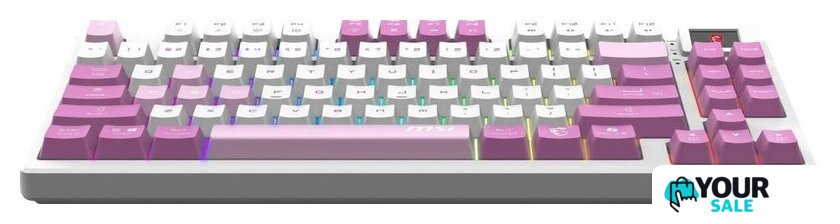 Клавиатура MSI Forge GK600 TKL Wireless Violet - Изображение №4 — Интернет-магазин Your Sale