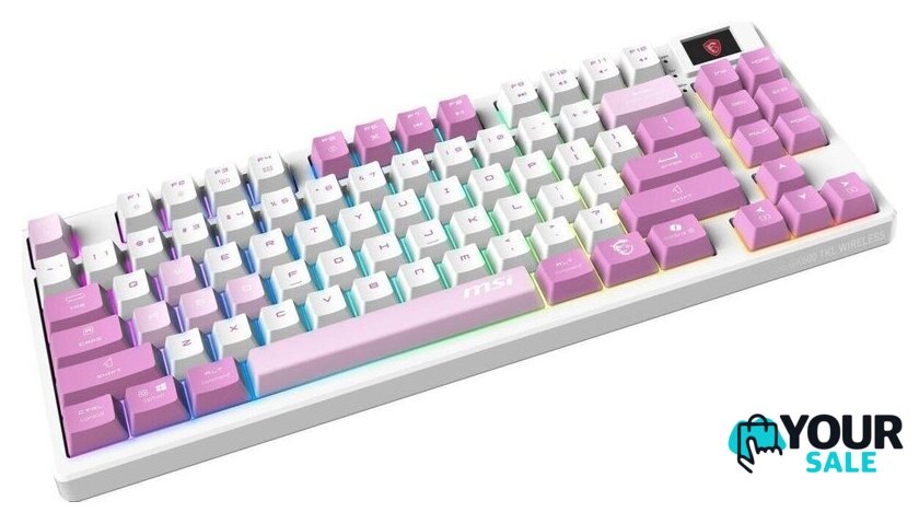 Клавиатура MSI Forge GK600 TKL Wireless Violet - Изображение №5 — Интернет-магазин Your Sale