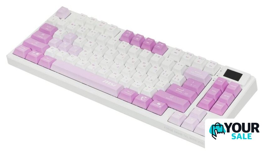 Клавиатура MSI Forge GK600 TKL Wireless Violet - Изображение №6 — Интернет-магазин Your Sale